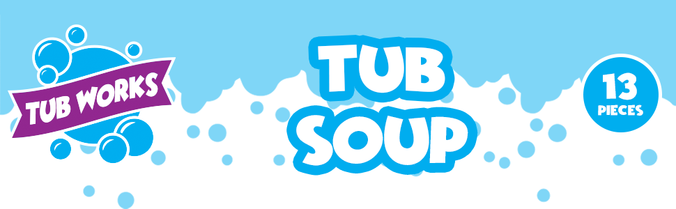 Tub Works Tub Soup Scoop Strain Play - Juguete de baño