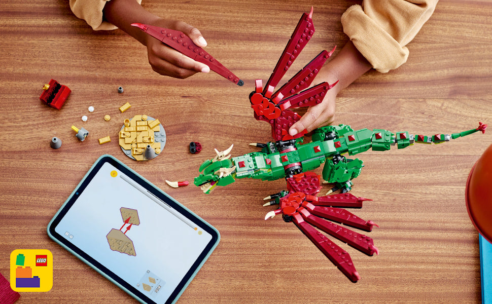 LEGO Creator 31161 - Juguete medieval de dragón 3 en 1