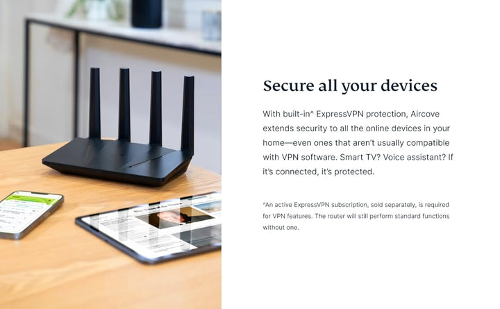 ExpressVPN Aircove Router VPN Wi-Fi 6 para el hogar
