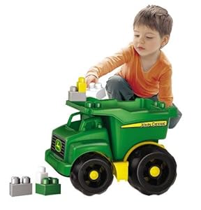 MegaBloks John Deere Dump camión verde