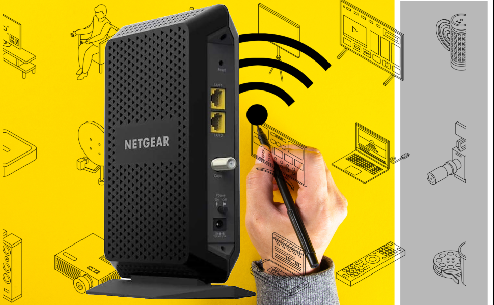 Netgear Nighthawk CM1100 DOCSIS 31 Cable módem