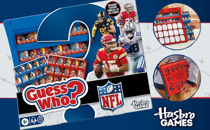 Guess Who NFL Juego de mesa Juego oficial de la NFL para