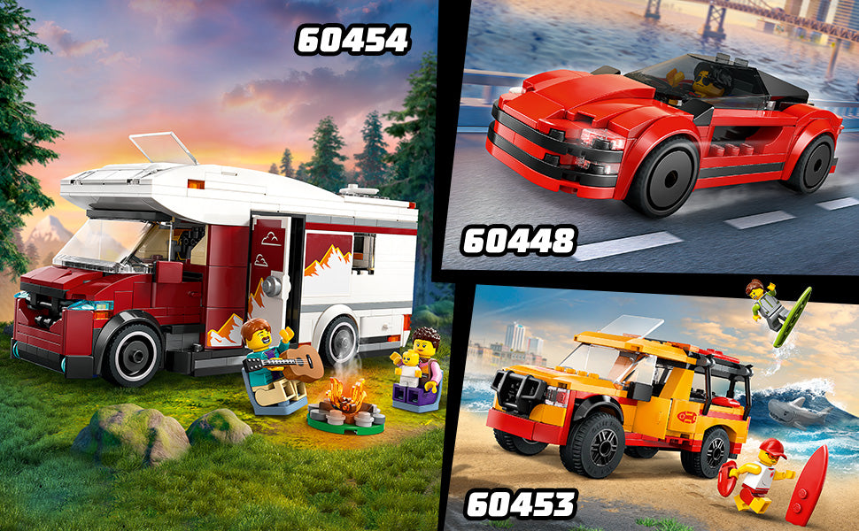 LEGO City Off-Road - Camión de montaña de juguete 4x4