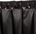Amazon Basics Cortina opaca portátil para oscurecer la habitación con ventosas, reducción de ruido, 50 pulgadas de ancho x 78 pulgadas de largo, luna y estrellas, 1 paquete