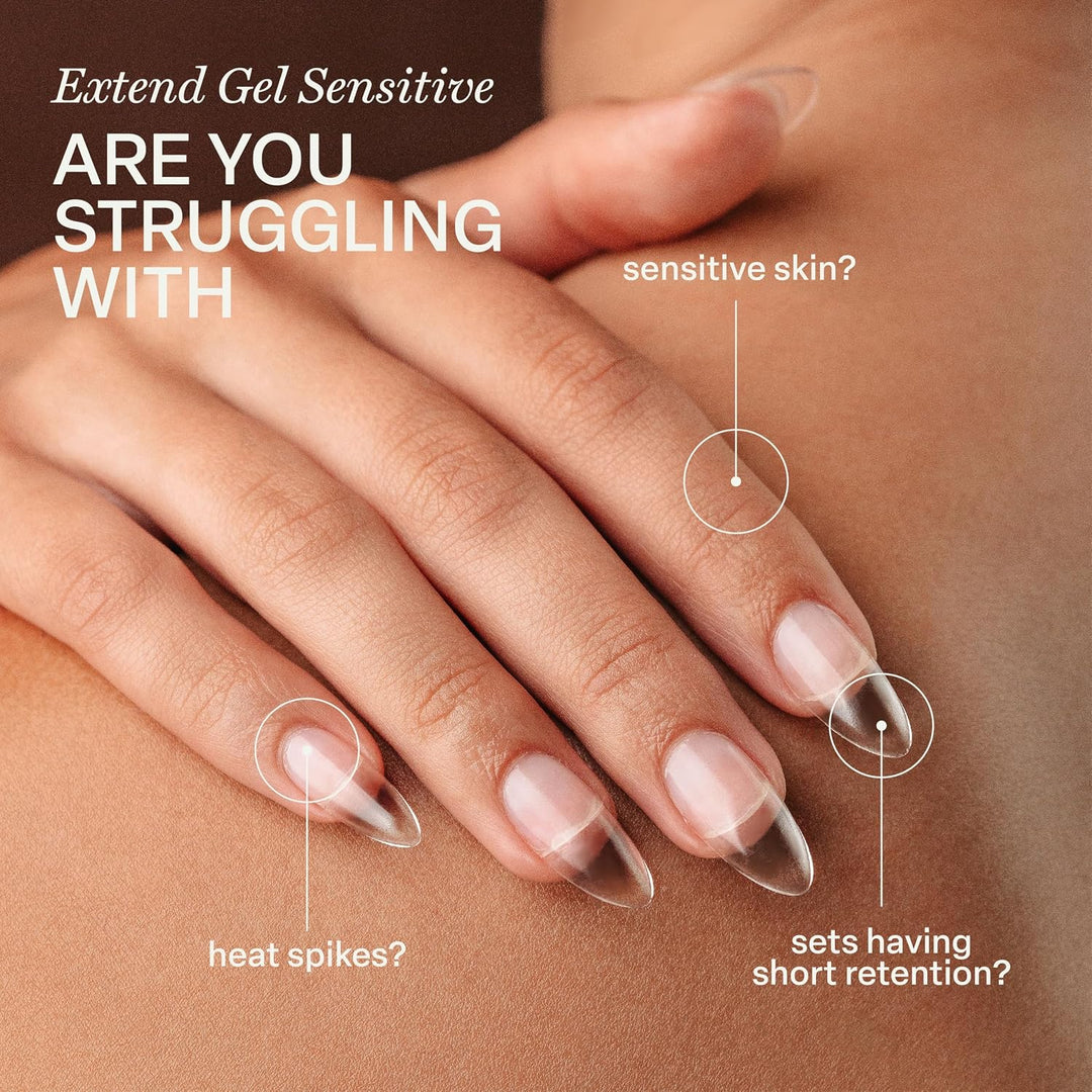 Aprés Extend Gel Sensitive - Adhesivo Soak Off Gel-X Tips sin HEMA...