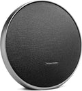 Harman Kardon Onyx Studio 9 - Altavoz portátil estéreo Bluetooth para el hogar con batería incorporada y carga USB, autoajuste y conexión de múltiples altavoces por Auracast - Negro