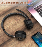 Auriculares inalámbricos con micrófono para el trabajo, auriculares