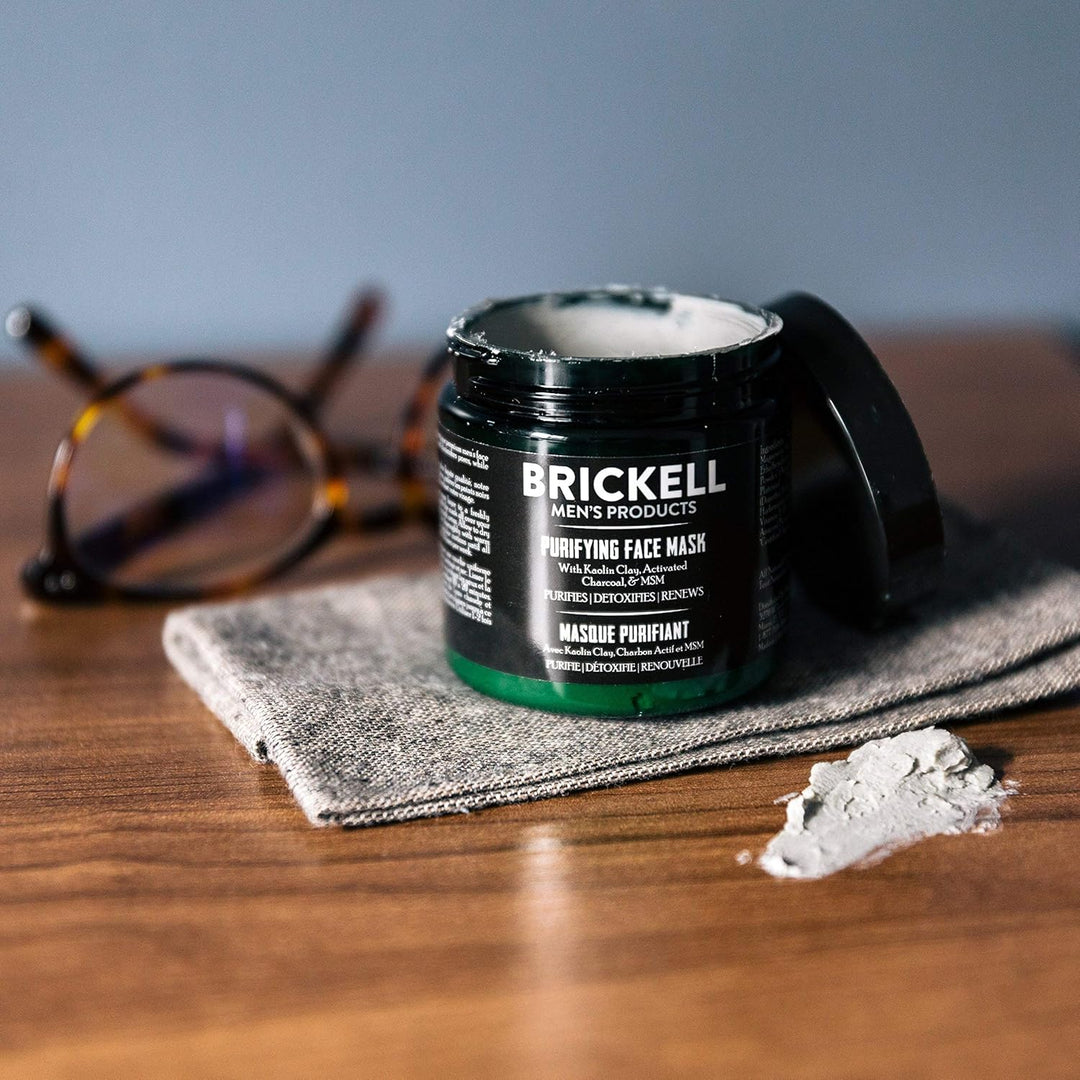 Brickell - Máscara facial de carbón purificador para hombre, produc...