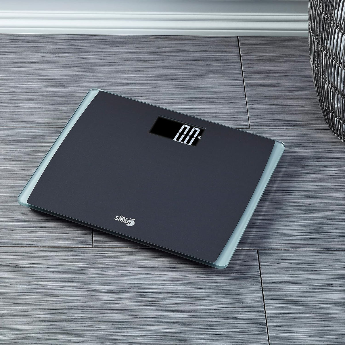 Eat Smart - Báscula digital para peso corporal, 550 libras, plataforma