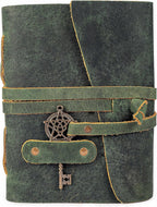 LEATHER VILLAGE Diario vintage encuadernado en cuero para mujeres y hombres