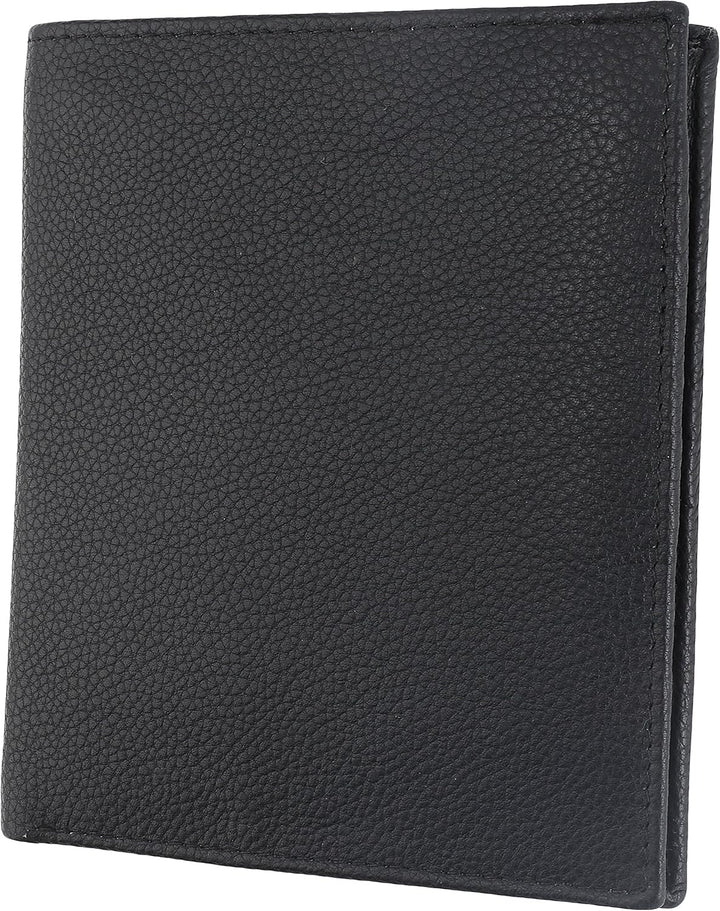 F&amp;L CLASSIC Cartera de Cuero Bi-Fold Grande Estilo Hipster con...