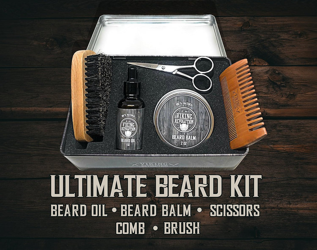 Viking Revolution - Kit definitivo para barba - Kit de aseo para ba...