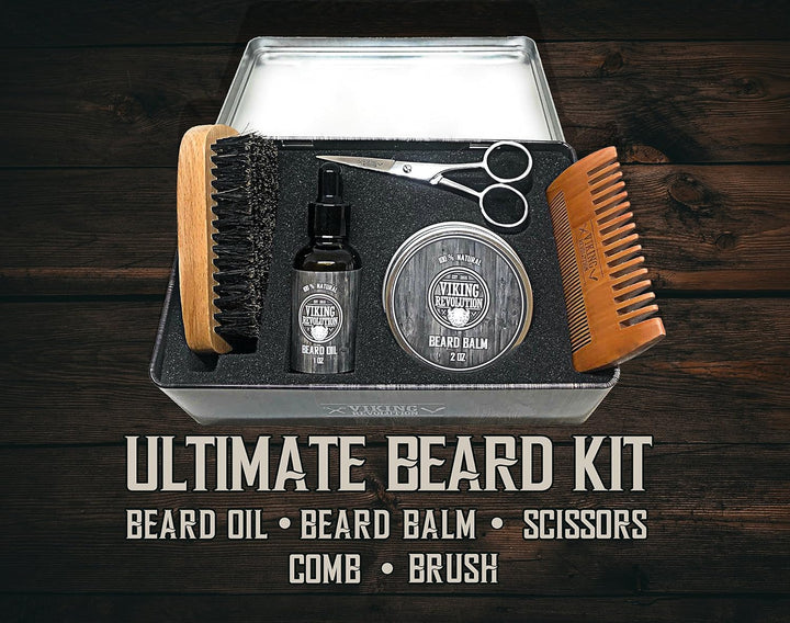 Viking Revolution - Kit definitivo para barba - Kit de aseo para ba...
