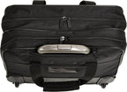 Amazon Basics Bolsa para portátil con ruedas de 15.6 pulgadas para viajes y negocios, maletín con ruedas, asa de bloqueo ajustable, color negro