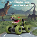 Auto de dinosaurio a control remoto para niños y niños, camión de d...