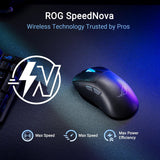 ASUS Ratón inalámbrico ROG Keris II Ace para juegos, ergonómico par...