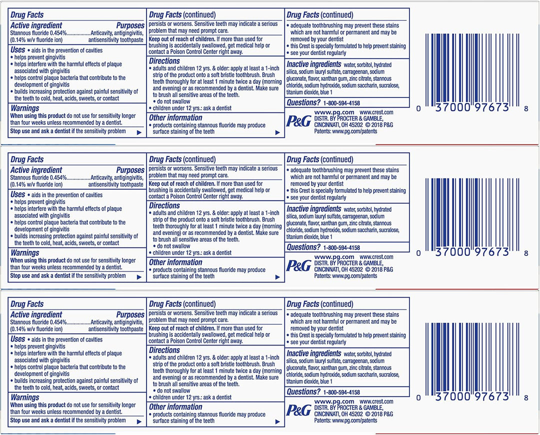 Crest Pro-Health - Pasta dental sabor \u201CClean Mint\u201D