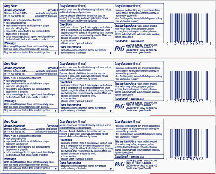 Crest Pro-Health - Pasta dental sabor \u201CClean Mint\u201D