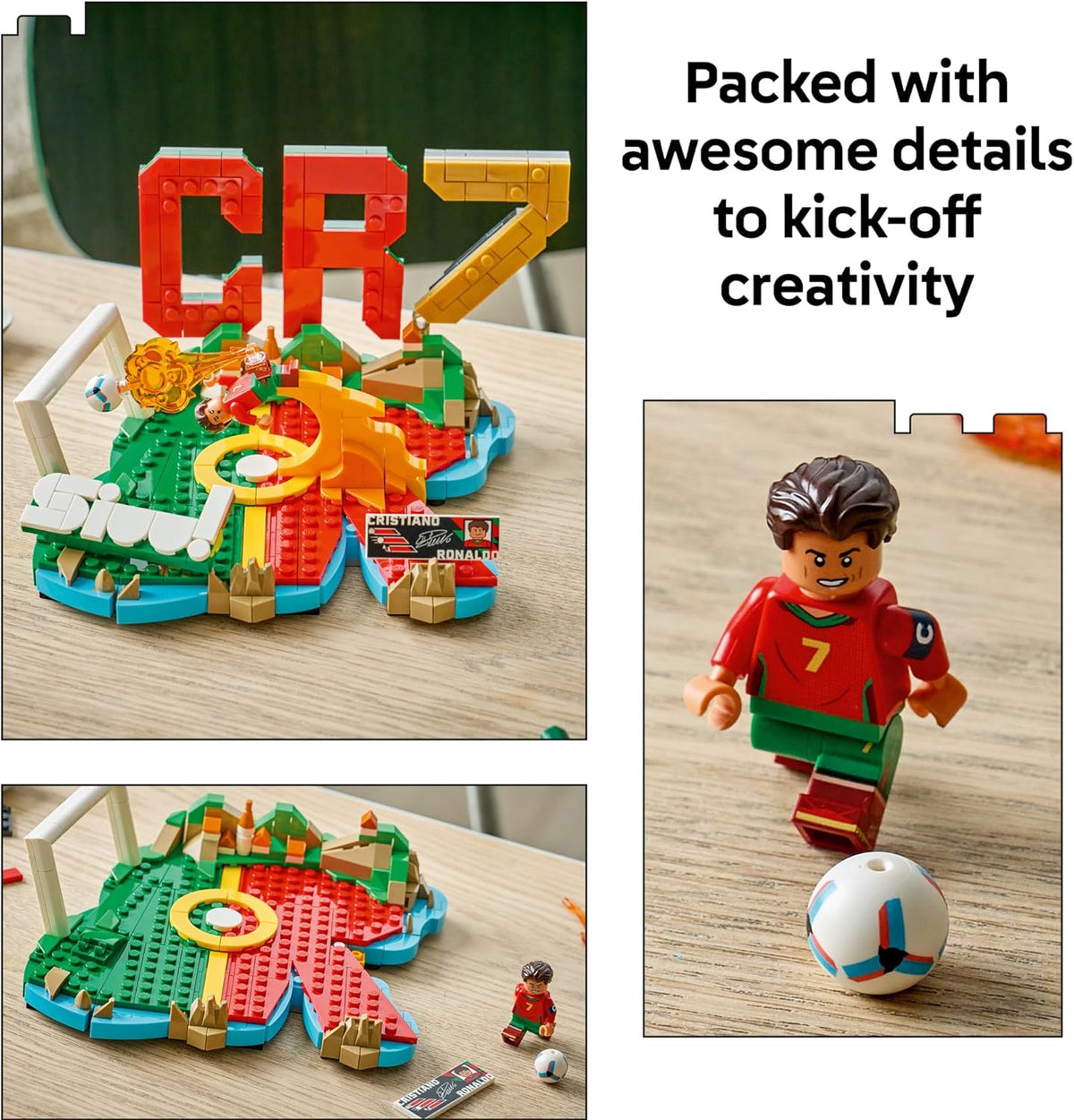 LEGO Editions Cristiano Ronaldo - Juego de construcción para niños y niñas - 43012