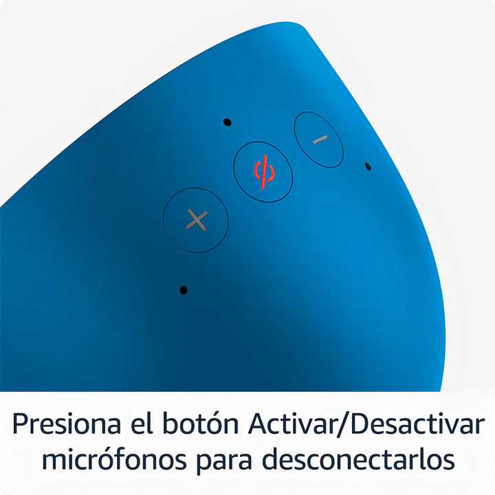 Amazon Echo Spot Bocina Inteligente 2024 Color Azul Acero