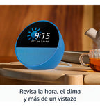 Amazon Echo Spot Bocina Inteligente 2024 Color Azul Acero