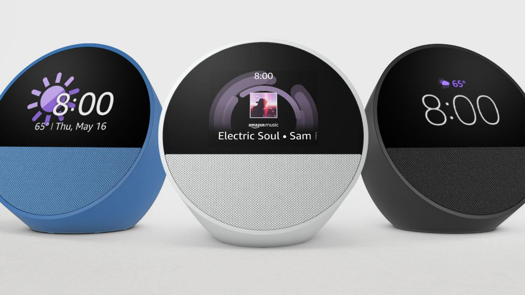 Amazon Echo Spot Bocina Inteligente 2024 Color Azul Acero