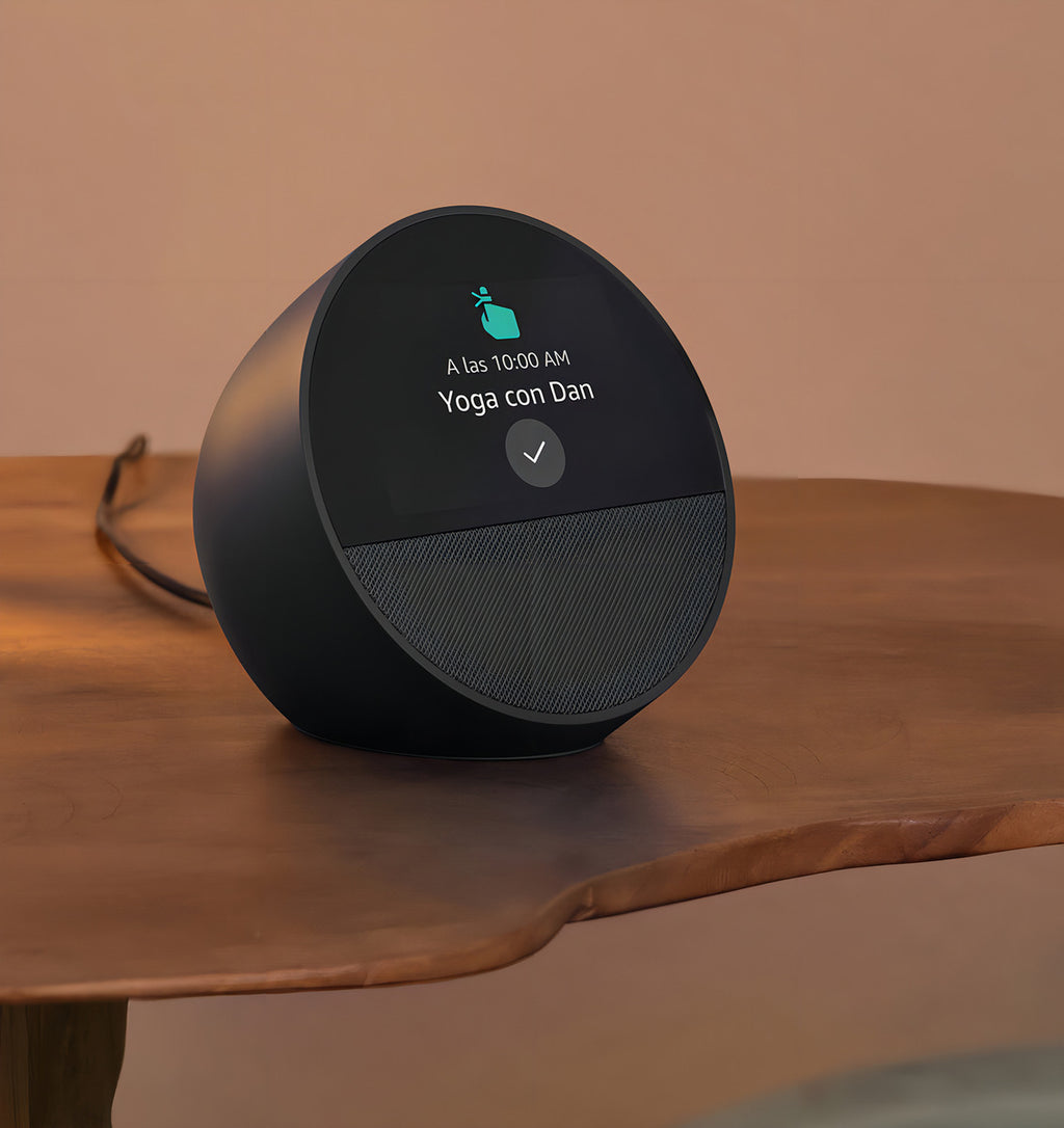 Amazon Echo Spot Bocina Inteligente 2024 Color Azul Acero