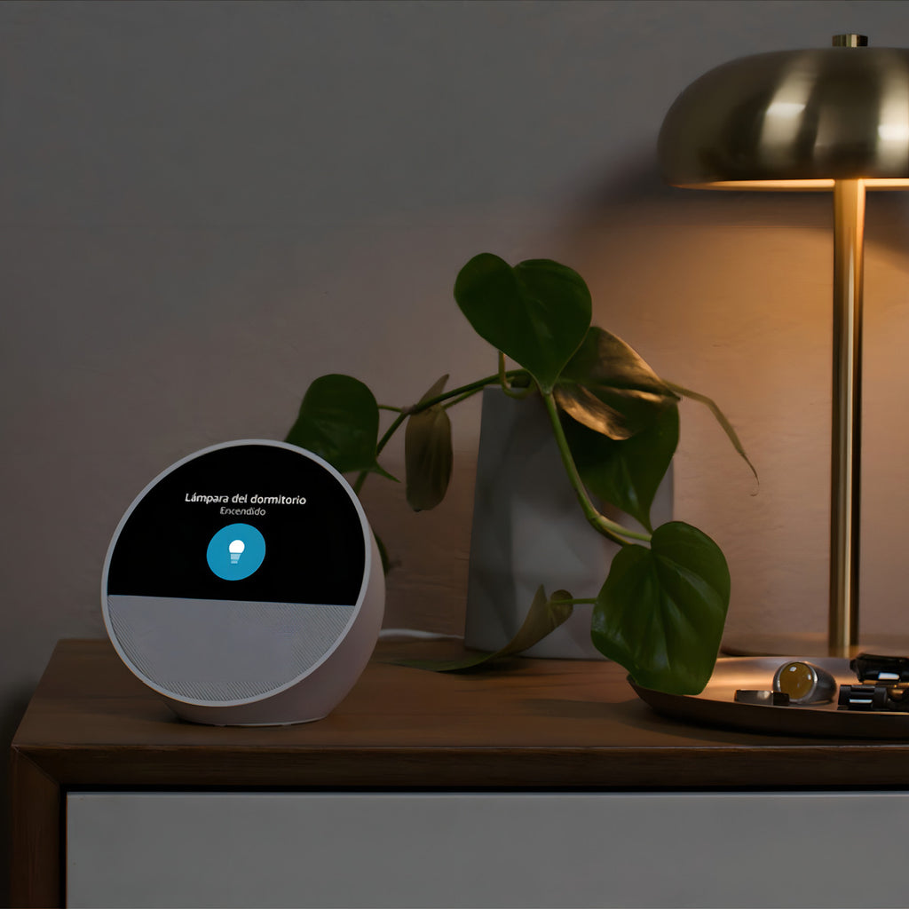 Amazon Echo Spot Bocina Inteligente 2024 Color Azul Acero