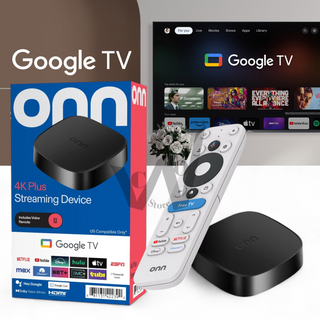 Onn 4k Plus 2025 | Google Tv  Wifi 6  Android 14 | 16GB RAM
