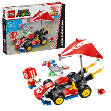 LEGO Super Mario: Mario Mario Kit Estándar Kart - Juego de Construcción de Juguetes Coleccionables para Niños, Niños y Niñas, Mayores de 7 Años - Juguete Nintendo Kart para Fanáticos - Idea de Regalo de Cumpleaños - 72032