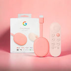 Chromecast con Google TV 4K Rosa: Streaming de Alta Definición con Estilo y Elegancia