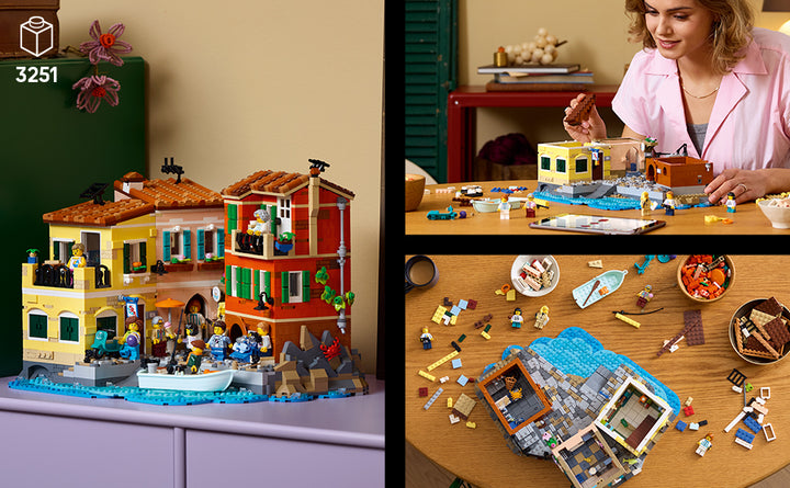 LEGO Ideas Italian Riviera - Juego de construcción para