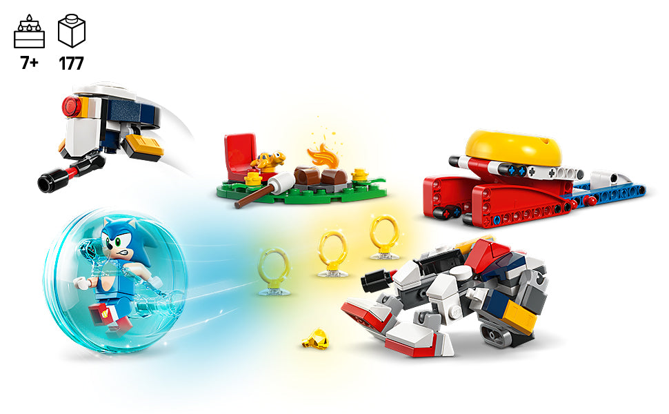 LEGO Sonic the Hedgehog Enfrentamiento en la fogata de
