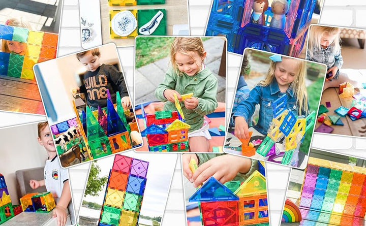 Soyee Bloques de construcción magnéticos para niños de 3 a