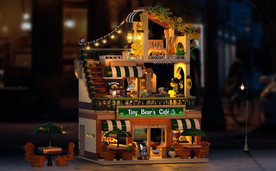City Coffee House - Juego de construcción con luz 1173