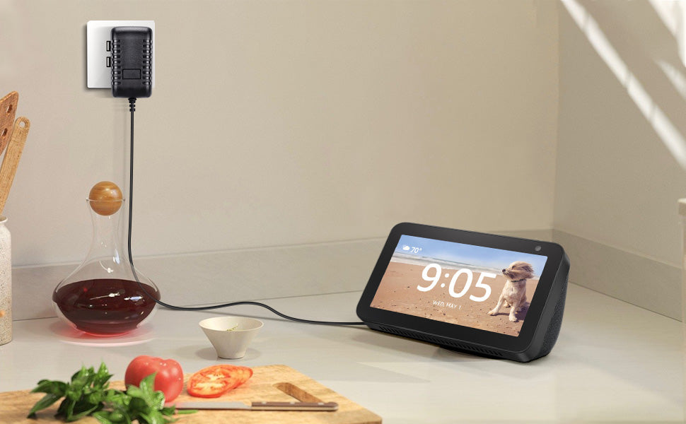 Repuesto de cable de alimentación de 15 W para Alexa Echo