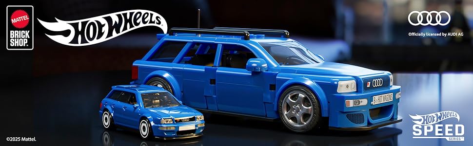 Mattel Brick Shop Hot Wheels Audi Avant RS2 Kit de
