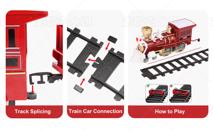 Juego de tren eléctrico juguete de tren con control remoto