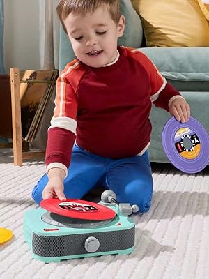 Fisher-Price Juguete musical de lujo Rockin Record Player