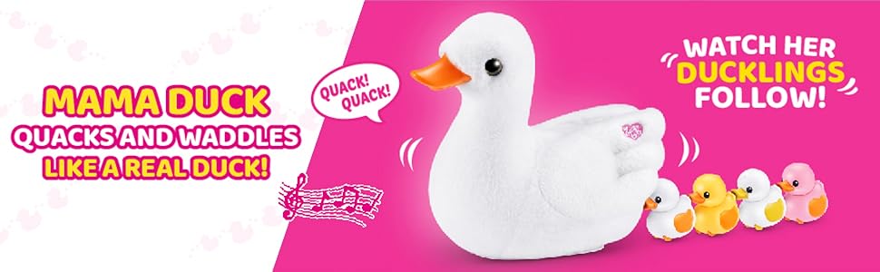 Pets Alive Mama Duck Surprise de ZURU 4 huevos sorpresa