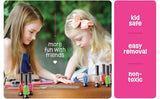 Estudio de arte de uñas para niñas regalo de cumpleaños