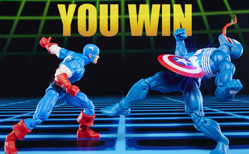 Marvel Legends Series Gamerverse Captain America vs Venom