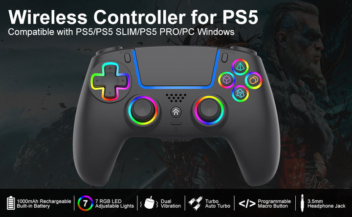 ADHJIE Controlador inalámbrico para PS5 controlador