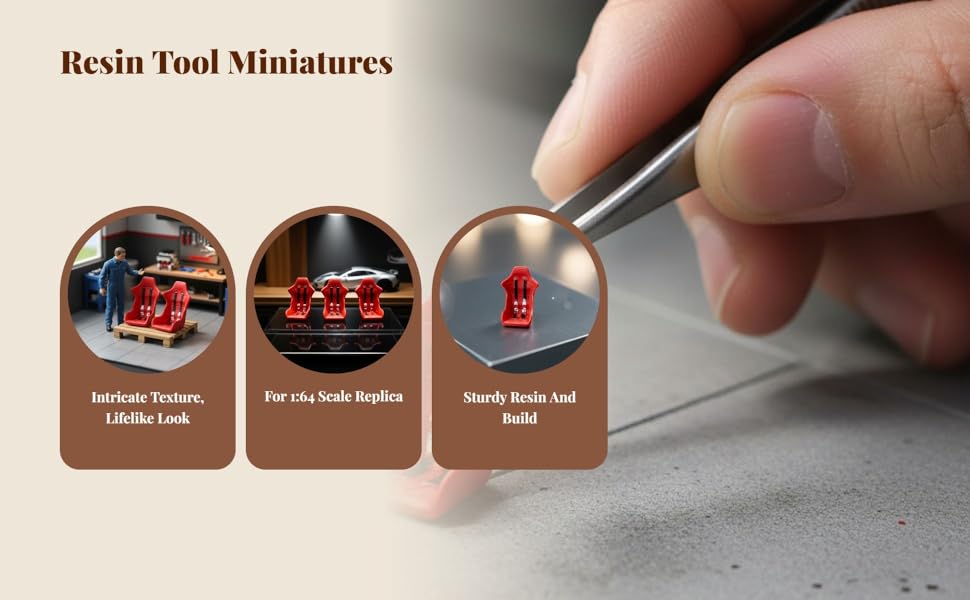 JISADER Modelo de garaje 3X escala 1/64 simulación juego