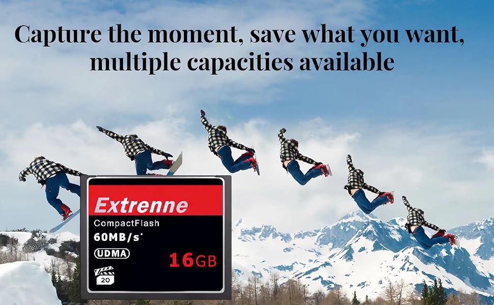 Tarjeta de memoria CF 16GB UDMA Velocidad hasta 60MB/s