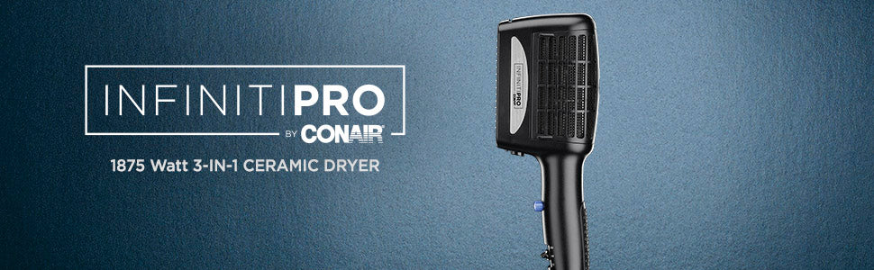 INFINITIPRO BY Conair - Secador de pelo 3 en 1 secador de