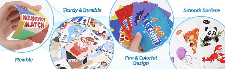 Juegos de Cartas Go Fish Old Maid Slap Jack y Memory