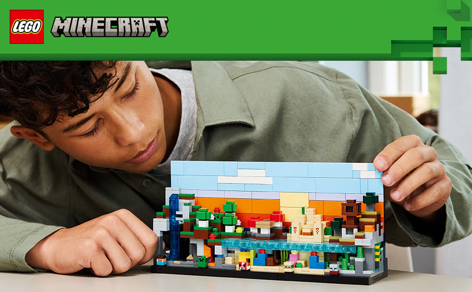 LEGO Minecraft Mini Biomes - Juguete de construcción y