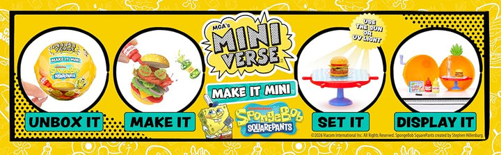 MGAs Miniverse Hazlo Mini Bob Esponja Mini Coleccionables
