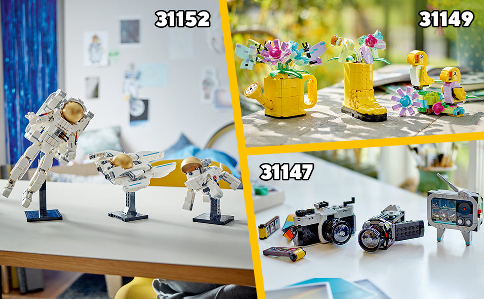 LEGO Creator 3 en 1 Kit de Construcción de Patín Retro Se